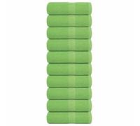 Berkfield Wash Towels 10 Pcs Frogn Apple Green 30X30 Cm 100% Cotton