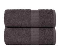Berkfield Wash Towels 2 Pcs Frogn Anthracite 30X30 Cm 100% Cotton