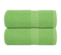 Berkfield Wash Towels 2 Pcs Frogn Apple Green 30X30 Cm 100% Cotton