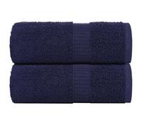 Berkfield Wash Towels 2 Pcs Frogn Navy Blue 30X30 Cm 100% Cotton