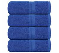 Berkfield Wash Towels 4 Pcs Frogn Blue 30X30 Cm 100% Cotton