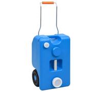 Berkfield Wheeled Water Tank For Camping 25 L Blue