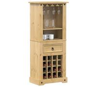 Berkfield Wine Rack Corona 56X35X120 Cm Solid Wood Pine