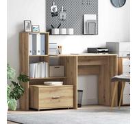 Berkfield With Drawer Artisan Oak 131.5 X 50 X 106.5 Cm Engineered Wood
