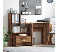 Berkfield With Drawer Old Wood 131.5 X 50 X 106.5 Cm Engineered Wood