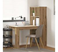 Berkfield With Shelf Artisan Oak 122 X 67 X 145 Cm Engineered Wood