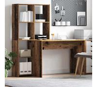 Berkfield With Shelf Old Wood 138.5 X 55 X 143 Cm Engineered Wood