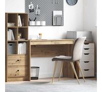Berkfield Writing Desk Artisan Oak Engineered Wood 100 X 40 X 76 Cm