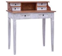 Berkfield Writing Desk With Drawers 90X50X101 Cm Solid Reclaimed Wood