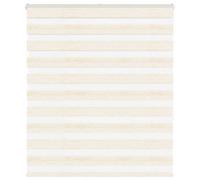 Berkfield Zebra Blind Marble Beige 130X150 Cm Fabric Width 125.9 Cm Polyester