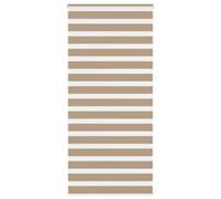 Berkfield Zebra Blind Sand Brown 110X230 Cm Fabric Width 105.9 Cm Polyester