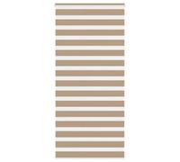 Berkfield Zebra Blind Sand Brown 115X200 Cm Fabric Width 110.9 Cm Polyester