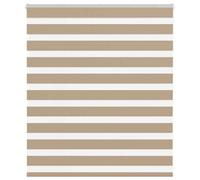 Berkfield Zebra Blind Sand Brown 120X100 Cm Fabric Width 115.9 Cm Polyester