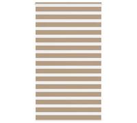 Berkfield Zebra Blind Sand Brown 120X200 Cm Fabric Width 115.9 Cm Polyester