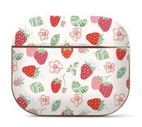 Berkin Arts Compatible with AirPods Pro 1st Generation Case Ultra Slim Protetive Cover with Keychain Pop Surrealism Strawberry