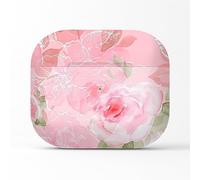 Berkin Arts Compatible with AirPods Pro 2nd Generation Case Ultra Slim Protetive Cover with Keychain Cloisonnism Neon Floral Pattern