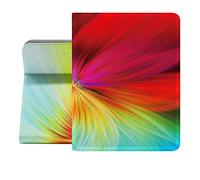 Berkin Arts Compatible with iPad 7/8/9th Generation Case/iPad Air 3rd Generation Case (10.5 Inch) 2019/2020/2021 Folio Case Premium Leather Cover Color Box Rainbow Scheme Iridescent Playful