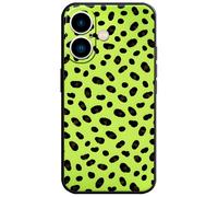 Berkin Arts Compatible with iPhone 16 Case Silicone Cover Leopard Print Green Blooms Fashion Artwork