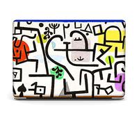 Berkin Arts Compatible with MacBook Air 13 inch Cover, 2022-2018 Release A2179/A2337 M1 with Touch ID with Keyboard Cover & Screen Protector Naive Art (Picture of A Journey by Paul Klee)