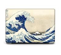 Berkin Arts Compatible with MacBook Pro 13 inch Cover, 2022-2016 Release A1706/A1989/A2159 with Keyboard Cover & Screen Protector Ukiyo-e (The Great Wave by Hokusai)