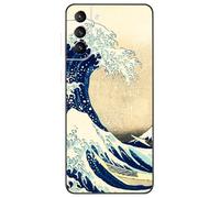 Berkin Arts Compatible with Samsung Galaxy S21 Plus/ S21 Pro/ S30 Pro G996 5G Case Art Silicone Case Japanese Style Ukiyo-e (Under The Wave Off Kanagawa The Great Wave by Katsushika Hokusai)