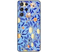 Berkin Arts Compatible with Samsung Galaxy S21 Ultra 5G/ S30 Ultra/G998 Case Art Silicone Case Folk Art Nouveau Botanicals (Pomegranate by William Morris)