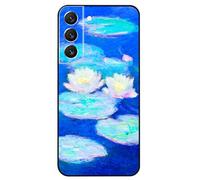 Berkin Arts Compatible with Samsung Galaxy S22 Case Art Silicone Case Impressionism Colorful Impasto Brush (Water Lilies by Claude Monet)