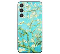Berkin Arts Compatible with Samsung Galaxy S22+ Plus/ S22 Pro Case Art Silicone Case Post-impressionism Flower (Almond blossom by Vincent van Gogh)