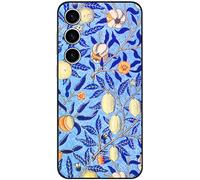 Berkin Arts Compatible with Samsung Galaxy S23+ Plus 5G Case Art Silicone Case Folk Art Nouveau Botanicals (Pomegranate by William Morris)