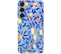 Berkin Arts Compatible with Samsung Galaxy S24 FE 5G Art Silicone Phone Case Folk Art Nouveau Botanicals (Pomegranate by William Morris)