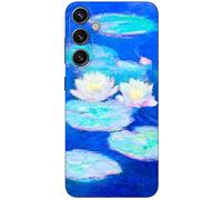 Berkin Arts Compatible with Samsung Galaxy S24 FE 5G Art Silicone Phone Case Impressionism Colorful Impasto Brush (Water Lilies by Claude Monet)