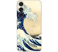 Berkin Arts Compatible with Samsung Galaxy S24 FE 5G Art Silicone Phone Case Japanese Style Ukiyo-e (Under The Wave Off Kanagawa The Great Wave by Katsushika Hokusai)