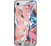 Berkin Arts for iPhone SE (2020)/SE (2022)/iPhone 7 / iPhone 8 Case Silicone Cover with Screen Protector Avant-garde Three-dimensional Style Cubist Nude（Les Demoiselles D'avignon by Pablo Picasso）