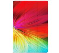 Berkin Arts Samsung Galaxy Compatible with Tab A 8.4 inch Case Model SM-T307 Tri-Fold Stand Cover Color Field Rainbow Scheme Iridescent Playful