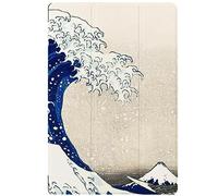 Berkin Arts Samsung Galaxy Compatible with Tab A 8.4 inch Case Model SM-T307 Tri-Fold Stand Cover Ukiyo-e Japanese Style (The Great Wave by Hokusai)