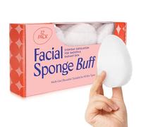 Berkland Regular Facial Sponge for Face - Daily Cleansing Face Removing Makeup, Dirt, and Dead Skin