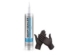 Berkland Urethane Automotive Seam Sealer Kit - White - Durable & Flexible Auto Body Filler - Seam & Joint Compound for Bare, Primed or Painted Surfaces - RV Roof Sealant