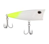 Berkley Blowup Topwater Fishing Hard Bait, 2.75 in, 7/16 oz, Pearl White/Chartreuse, 1 ct