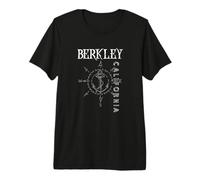Berkley California Souvenir, Compass Rose CA Nautical Anchor Premium T-Shirt