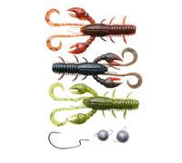 Berkley Cheburashka Fishing Pack - Everything You Need to Try The Super-Effective Cheb Lure Fishing Style, Includes Weights, Hooks, and Lures, Perfect for Catching Perch, Pike, Zander, and More