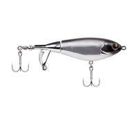 Berkley Choppo Topwater Fishing Lure | Easy-to-Use Prop Bait for Bass & Predatory Fish | Creates Maximum Surface Disturbance & Noise | Durable Cupped Tail | Fusion19™ Hooks | 10.5 cm | 21 g | Black