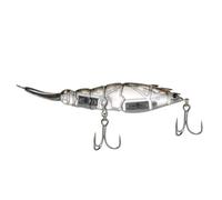 Berkley CrackBack Shrimp Fishing Hard Bait, 4.5 in, 90 Size, Ghost Shrimp, 1 ct