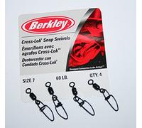 Berkley Cross-Lok Snap Swivels 4pcs SIZE 7