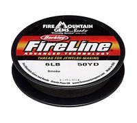 Berkley FireLine 6-Pound Test Smoke Grey Braided Beading Thread 0.15mm, 50 Yards