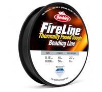 Berkley Fireline Fishing Wire Beading Thread | Clear Invisible String for Jewellery Making | Strong Nylon String for Necklaces & Bracelets | Robust Wire for Hanging Crafts | 0.15mm | 45m | Smoke