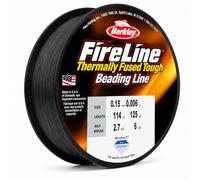 Berkley Fireline Fishing Wire Beading Thread | Clear Invisible String for Jewellery Making | Strong Nylon String for Necklaces & Bracelets | Robust Wire for Hanging Crafts | 0.15mm | 114m | Smoke