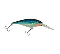 BERKLEY Flicker Shad Fishing Lure, Blue Tiger, 1/4 oz, 2 1/4in | 6cm Crankbaits, Size, Profile and Dive Depth Imitates Real Shad, Equipped with Fusion19 Hook