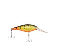 Berkley Flicker Shad Fishing Lure, Firetail Hot Perch, 1/2 oz, 3 1/2in | 9cm Crankbaits, Size, Profile and Dive Depth Imitates Real Shad, Equipped with Fusion19 Hook