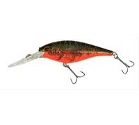 Berkley Flicker Shad Fishing Lure, Red Tiger, 3/16 oz, 2in | 5cm Crankbaits, Size, Profile and Dive Depth Imitates Real Shad, Equipped with Fusion19 Hook