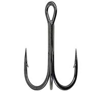 Berkley FUSION19 Treble 1X Hooks, Size 1/0 Hook, Black Nickel,Per 6
